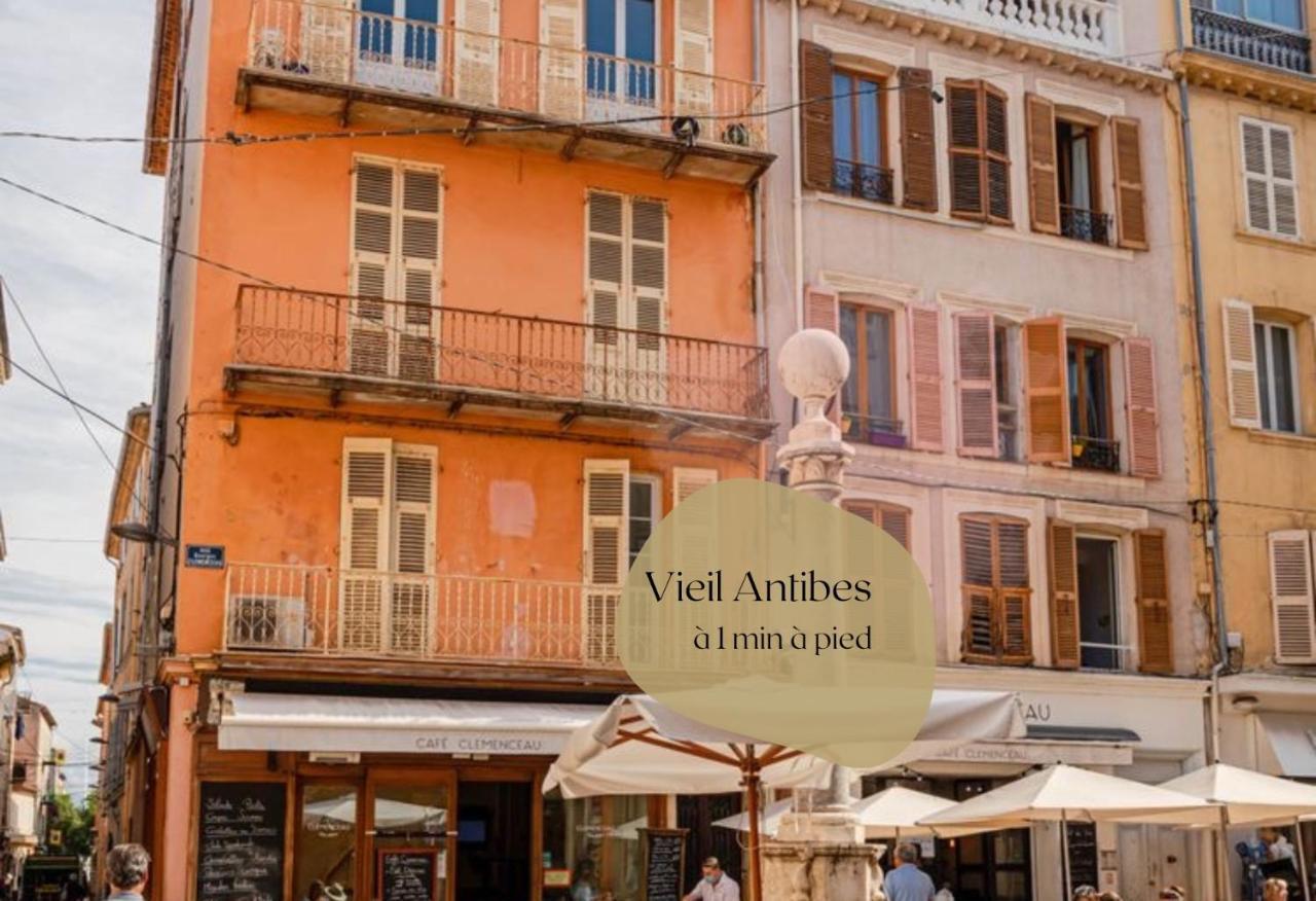 Vieil Antibes, Plage De Sable, Avec Parking Exteriér fotografie